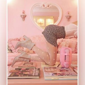 EUC Betsey Johnson Cady Rhinestone Sparkle Ankle Heel Bootie